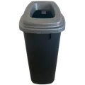 Affaldsspand 90 L grå med låg