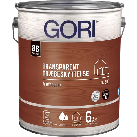 GORI 505 transparent træbeskyttelse transparent base 40 0,75 L