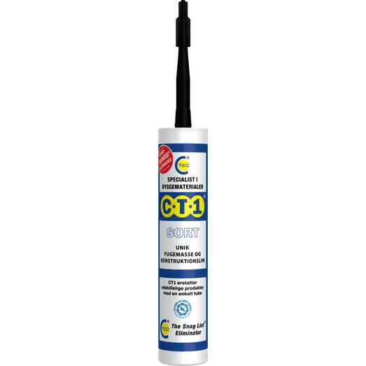 CT1 polymer fugemasse sort 290 ml