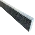 Terrazzo sokkelliste chicago  slebet overflade og top med fas 40x1,5x7,5 cm