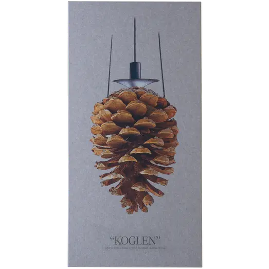 Art-Acoustic akustikbillede Koglen 9x600x1200 mm lys grå