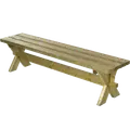 Plus Nostalgi Plankebænk 177 cm gråbrun