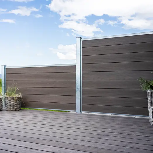 Wimex Livø Prime komposithegn m. lys MatBrun