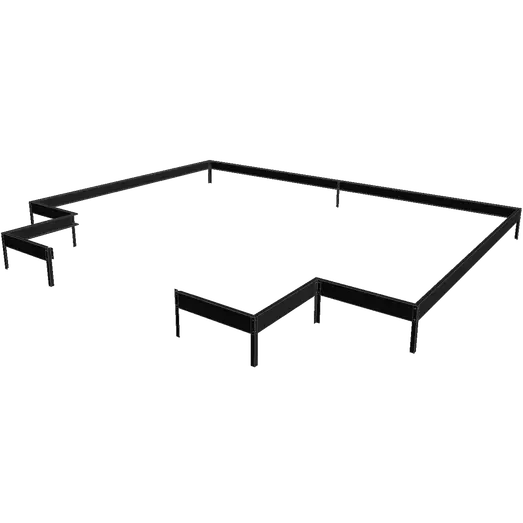 Halls ICON fundament Gardenhouse 8,6 m² (6'x10') 