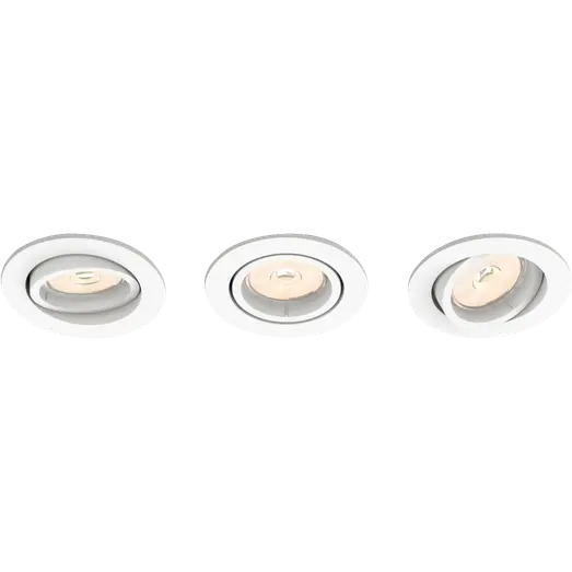 Philips Donegal indbygningsspot 3 stk hvid