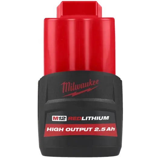Milwaukee M12™ HIGH OUTPUT™ 2,5 Ah batteri