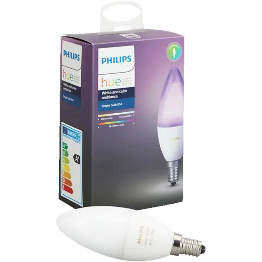 Philips Hue White and color ambiance pære E14 LED