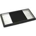 Plus Cubic rist m/sort måtte/gummiramme - 88x48x4 cm
