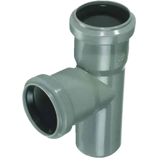 Grenrør PP 40x40 mm grå