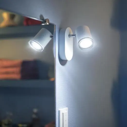 Philips Hue White ambiance Adore enkelt spot til badeværelse GU10 LED