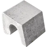 RBR støttemur 18,8x30x25 cm glat grå