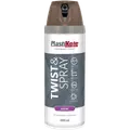 Plasti-Kote twist spraymaling 400 ml satin kastanjebrun