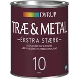 Dyrup træ og metalmaling ekstra stærk 10 hvid
