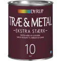 Dyrup træ og metalmaling ekstra stærk 10 hvid