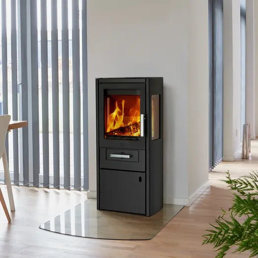 Varde Bornholm brændeovn sort