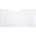 Metro Biselado vægflise blank hvid/facet 75x150x6 mm