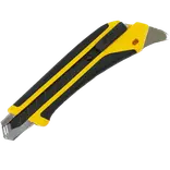 Olfa kniv m/skydelås og gummigreb 18 mm