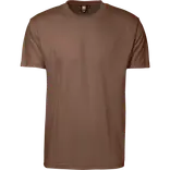 ID T-time herre t-shirt kortærmet mocca