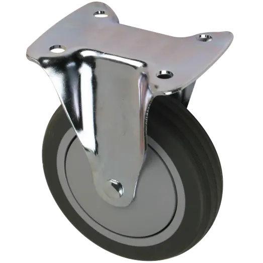 PN transporthjul fast Ø125 mm forniklet