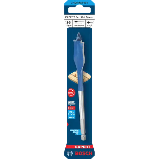 Bosch EXPERT Self Cut Speed fladbor 16x152 mmm