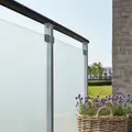 Plus håndliste t/gelænder smig højre 6x197cm sort