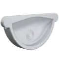 Lindab Rainline endebund - 125 mm