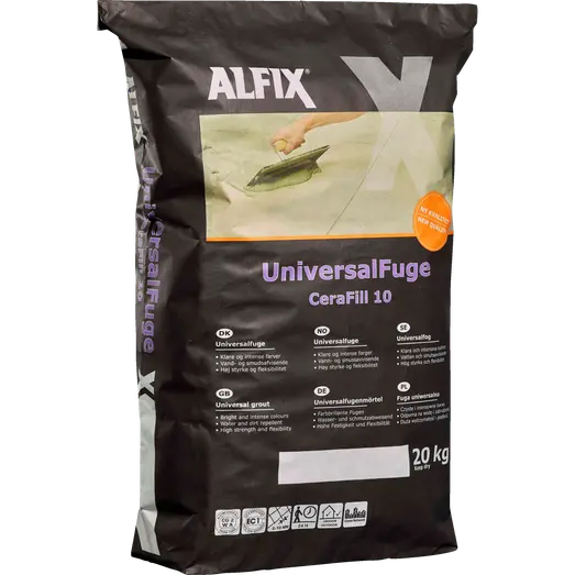 Alfix CeraFill 10 Colour 20 kg koksgrå