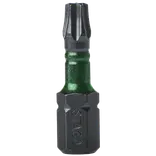 STACO bits heavy duty 1/4 x 25 mm torsion impact TX 20 20 stk grøn