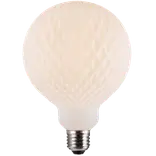 Nordlux Deco E27 G125 dim harlekin dekorativ pære 3000K opal hvid