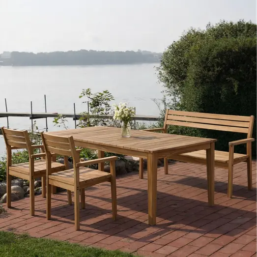 Dublin havemøbelsæt med 2 Dublin stole og 1 bænk