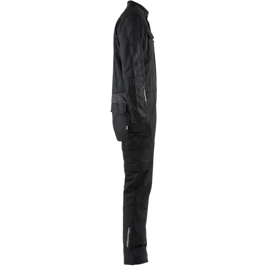 Blåklæder 6144 industri kededragt stretch sort/grå