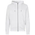 ID Core herre hoodie med lynlås hvid str.