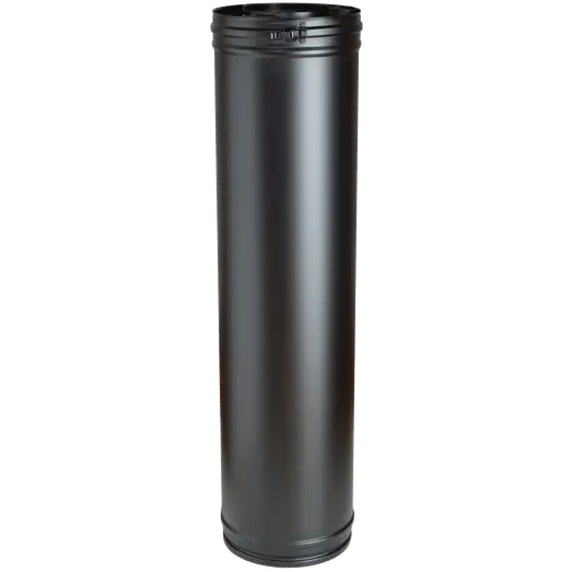 Morsø Skorstenssektion længde 1000 mm - sortmalet