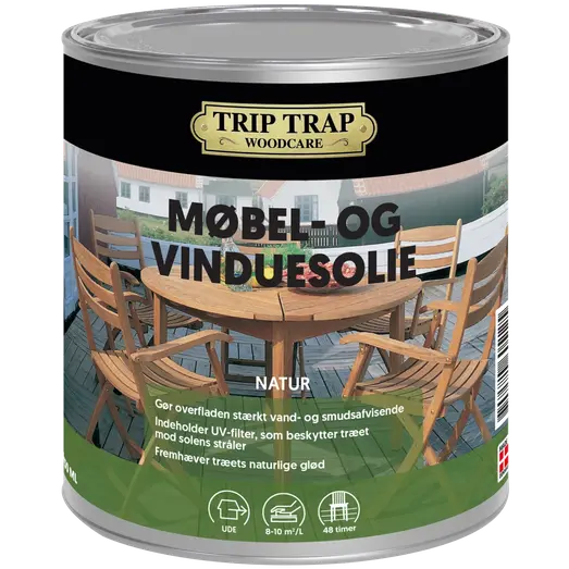 Trip Trap møbel og vinduesolie natur
