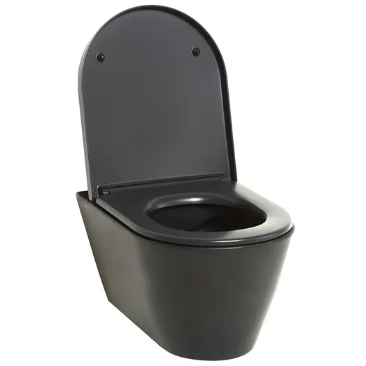 Laufen Kartell væghængt toilet Glossy sort