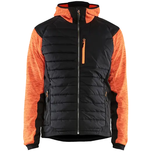 Blåklæder hybrid jakke high-vis orange/sort