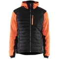 Blåklæder hybrid jakke high-vis orange/sort
