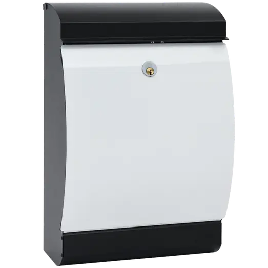 ME-FA  postkasse Penguin (303) sort/hvid