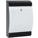 ME-FA  postkasse Penguin (303) sort/hvid