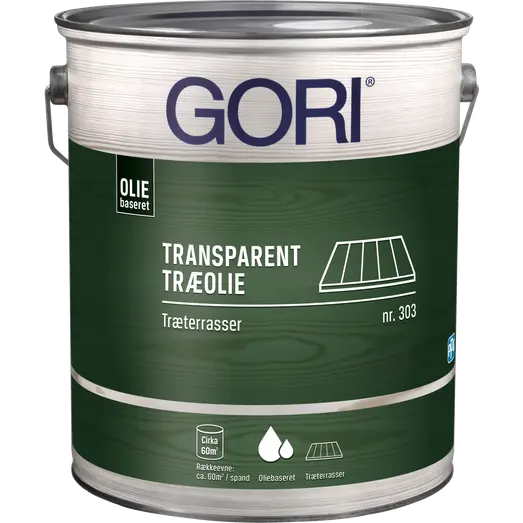 GORI 303 transparent træolie træterrasser pine