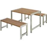 PLUS Café plankesæt 127 cm ThermoWood®