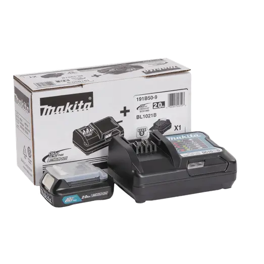 Makita batteripakke 12V Li-ion 1xBL1021B+1xDC10WD