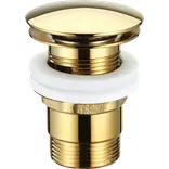 Push pop up bundventil Ø66 Guld