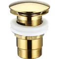 Push pop up bundventil Ø66 Guld