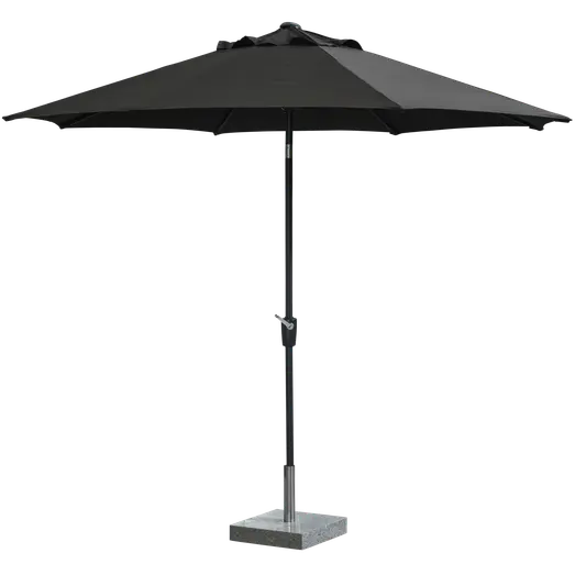Marienlyst parasol Ø3m m/tilt sort