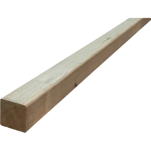 Tømmer høvlede stolper trykimprægneret 70x70 mm