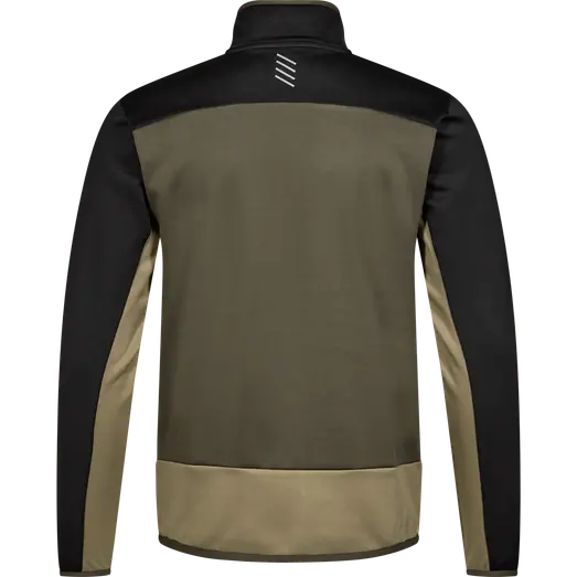 ENGEL 8327-238 Entire midtlayer jakke skovgrøn/Sort