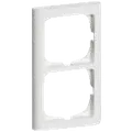 LK Fuga softline 63 ramme 2x1 modul lodret hvid