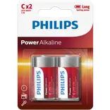 Philips Power Alkaline LR14 2-blister batteri