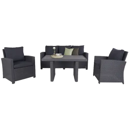 Langø sofasæt inkl. hyndersort 